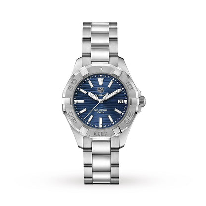 Buy Tag Heuer Aquaracer Blue Dial Silver Steel Strap Watch for Women - WBD131D.BA0748 in Pakistan