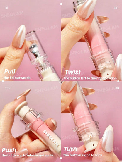 SHEGLAM Booster Shine Plumping Lip Gloss-Pink Flamingo -