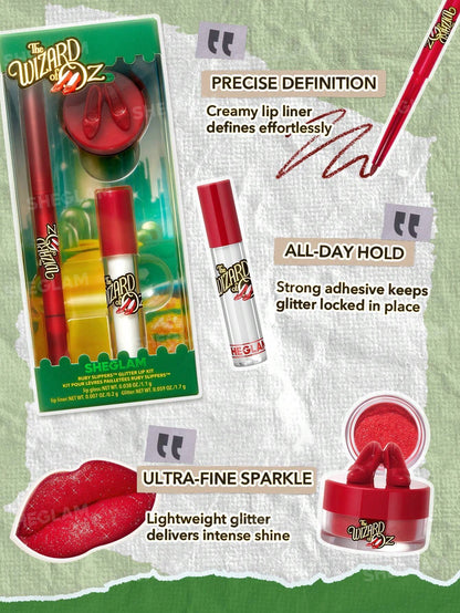 SHEGLAM The Wizard of OZ | SHEGLAM Ruby Slippers Glitter Lip Kit