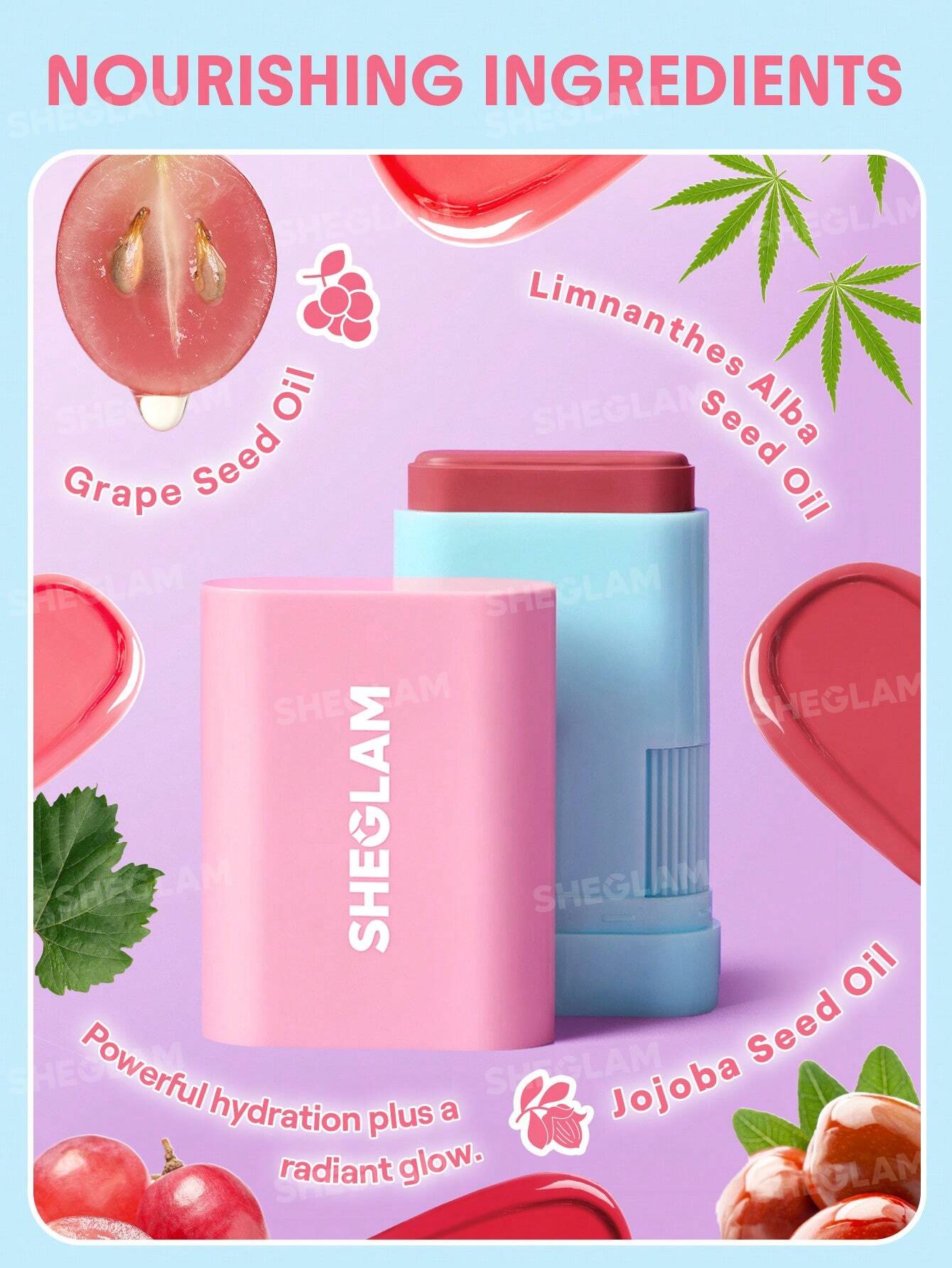SHEGLAM  Glass Glow Blush Stick