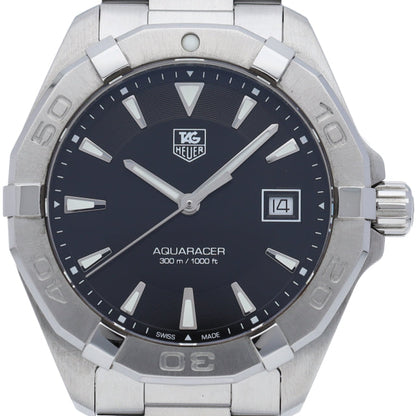 Buy Tag Heuer Aquaracer Black Dial Silver Steel Strap Watch for Men - WAY1110.BA0928 in Pakistan