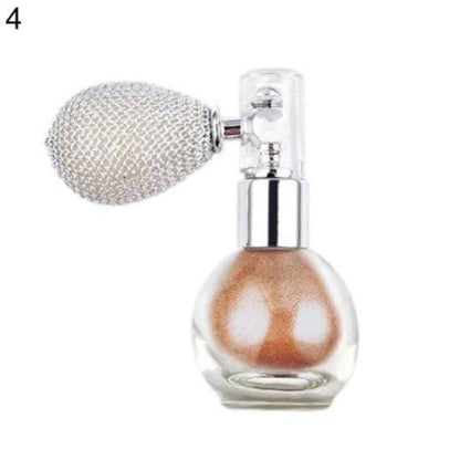 Highlighter Powder Spray. Brightening Glitter Powder Spray. Shimmer Sparkle Powder for Face Body Highlight Makeup Party Comestic