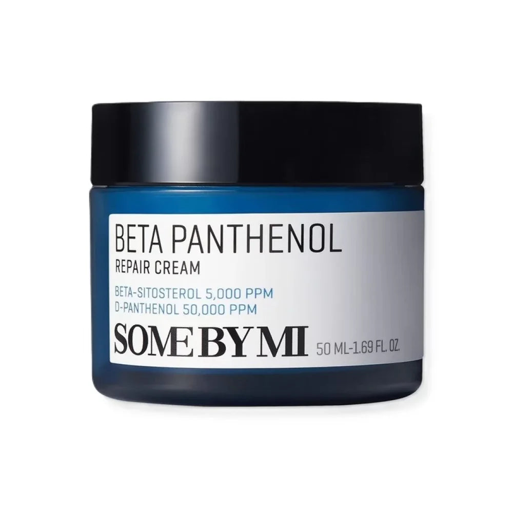 Jar of Beta Panthenol Repair Cream by Some By Mi on a white background