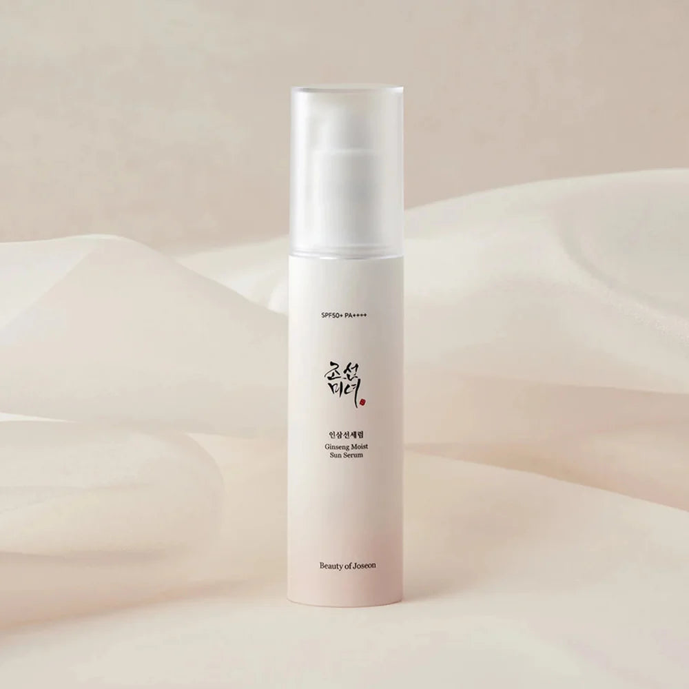 Beauty of Joseon Ginseng Moist Sun Serum SPF 50+ PA++++ – 50ml | Lightweight Hydrating Daily Sunscreen