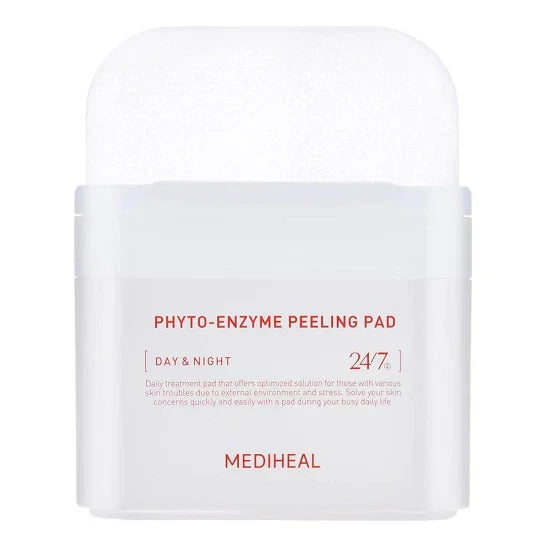 MEDIHEAL Phyto-Enzyme Peeling Pad 90 Pads | Gentle Exfoliating Toner Pads