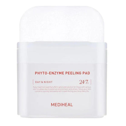 MEDIHEAL Phyto-Enzyme Peeling Pad 90 Pads | Gentle Exfoliating Toner Pads