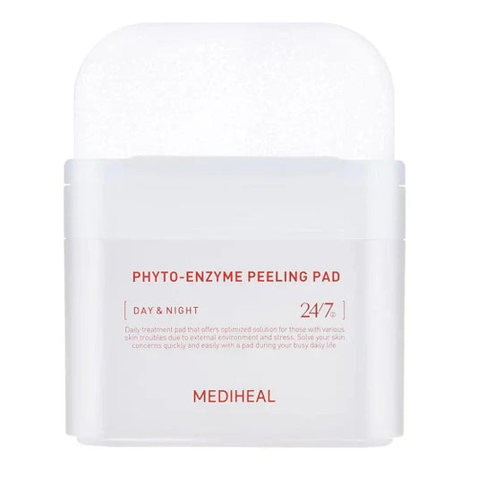 MEDIHEAL Phyto-Enzyme Peeling Pad packaging on a white background