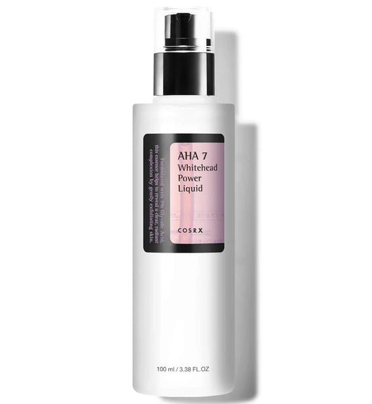 COSRX AHA 7 Whitehead Power Liquid – 100ml | Glycolic Acid Exfoliant for Whiteheads, Pores & Smoother Skin