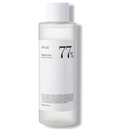 Anua Heartleaf 77% Soothing Toner – 250ml | Hydrating & Calming Facial Toner for Sensitive & Acne-Prone Skin