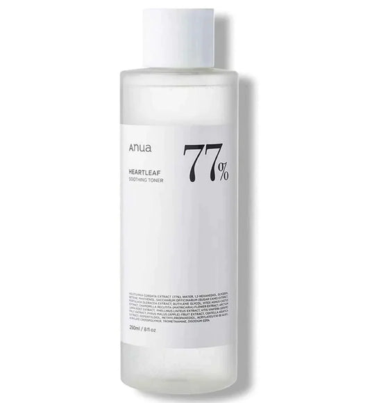 Anua Heartleaf 77% Soothing Toner – 250ml | Hydrating & Calming Facial Toner for Sensitive & Acne-Prone Skin