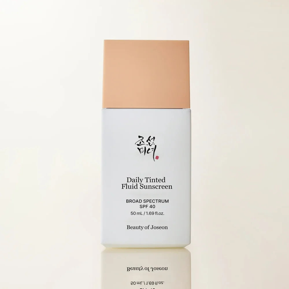 Beauty of Joseon Daily Tinted Fluid Sunscreen Broad Spectrum SPF 40 – 50ml | Lightweight Tinted Face Sunscreen