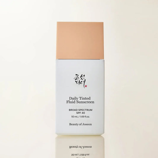Beauty of Joseon Daily Tinted Fluid Sunscreen Broad Spectrum SPF 40 – 50ml | Lightweight Tinted Face Sunscreen