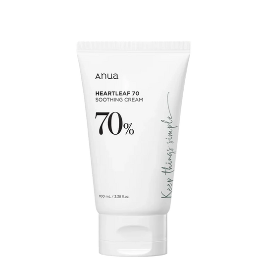 ANUA Heartleaf 70% Soothing Cream – 100ml | Hydrating & Calming Moisturizer for Sensitive Skin