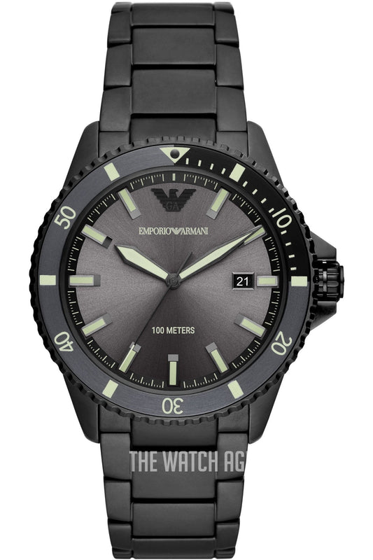 Buy Emporio Armani Men’s Quartz Stainless Steel Grey Dial 42mm Watch 11398 in Pakistan