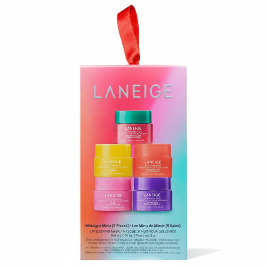 LANEIGE Midnight Minis Lip Sleeping Mask Set 5 Pcs | Overnight Lip Care