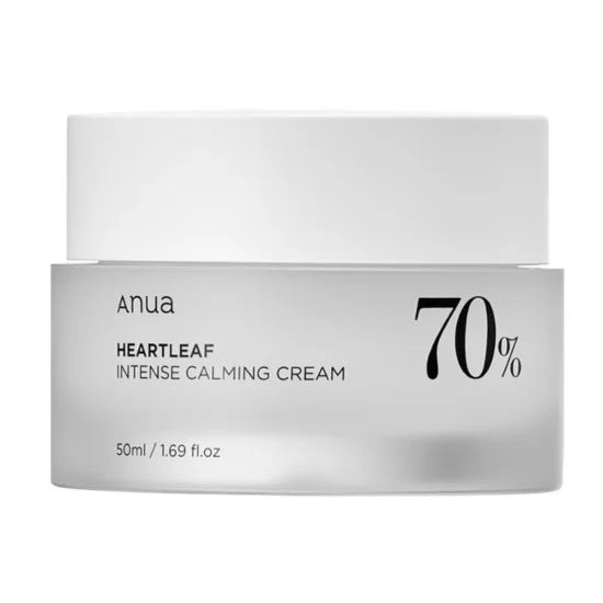 Anua Heartleaf 70% Intense Calming Cream – 50ml | Soothing & Hydrating Moisturizer for Sensitive Skin