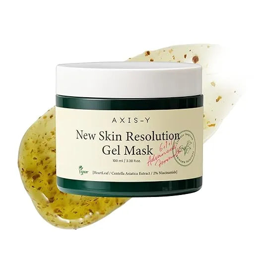 AXIS-Y New Skin Resolution Gel Mask 100ml – Soothing, Hydrating & Brightening Face Mask