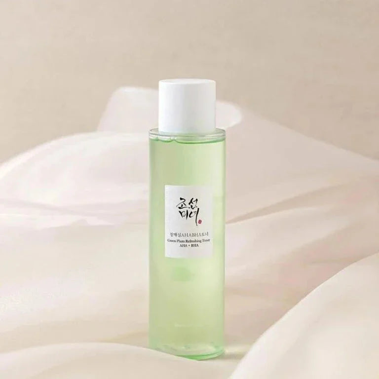 Beauty of Joseon Green Plum Refreshing Toner AHA + BHA – 150ml | Gentle Exfoliating, Pore Care & Hydrating Toner