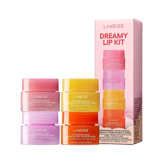 Laneige Dreamy Lip Sleeping Mask Kit 4 Pcs | Overnight Lip Care Set