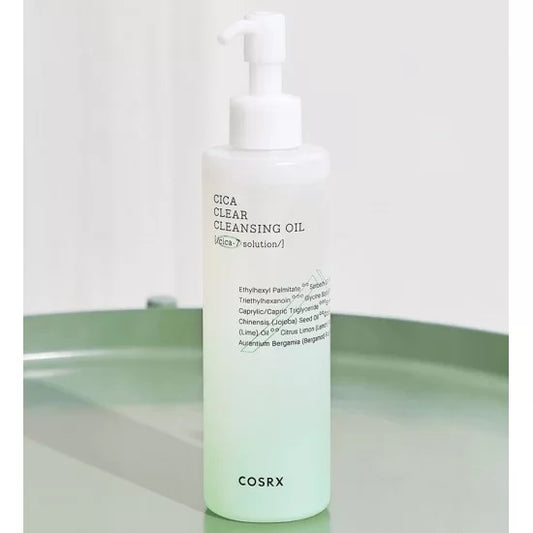 COSRX Pure Fit Cica Clear Cleansing Oil – 200ml | Gentle Makeup Remover & Deep Facial Cleansing Oil