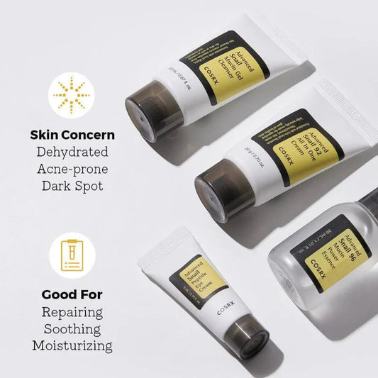 COSRX All About Snail Trial Kit 4 Pcs | Snail Mucin Korean Skincare Set