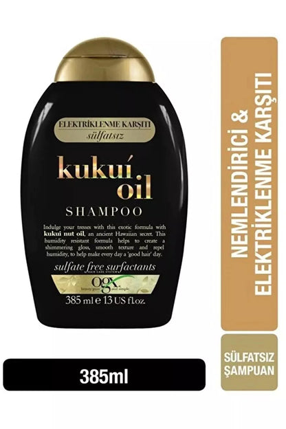 Buy OGX Hydrate & Defrizz Kukio Oil Shampoo - 385ml in Pakistan