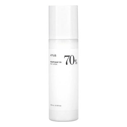 ANUA Heartleaf 70 Daily Lotion – 200ml | Hydrating & Calming Face Moisturizer with Hyaluronic Acid for Sensitive Skin