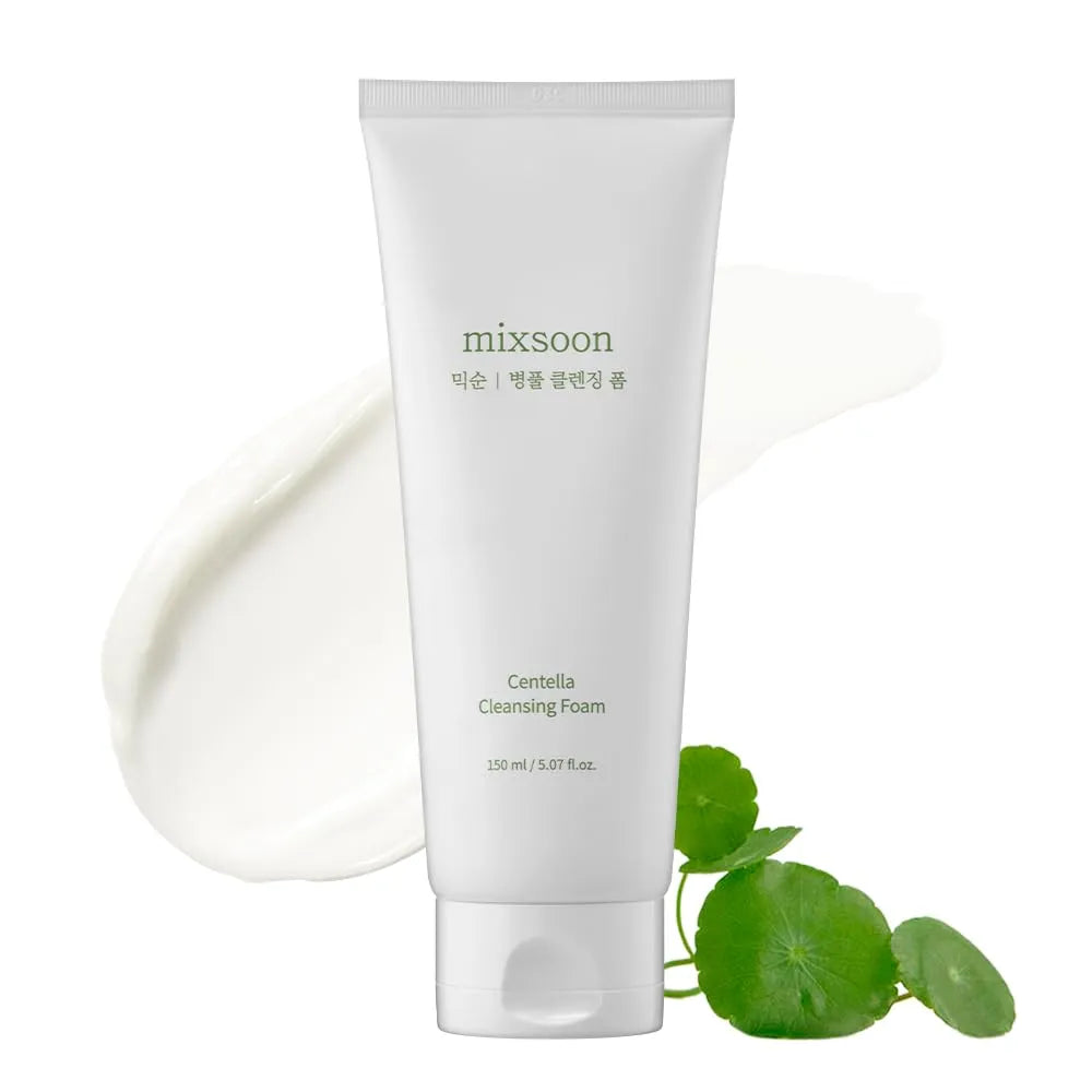 Mixsoon Centella Cleansing Foam – 150ml | Soothing, Hydrating & Deep Pore Facial Cleanser