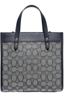 Buy Coach Signature Jacqaurd Tote 22 - Navy in Pakistan