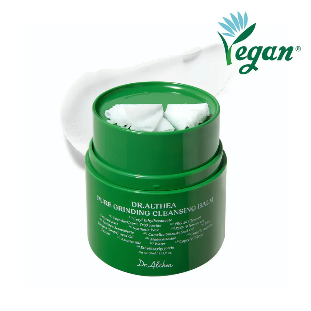 Dr. Althea Pure Grinding Cleansing Balm 50ml – Deep Makeup Remover & Gentle Korean Cleansing Balm