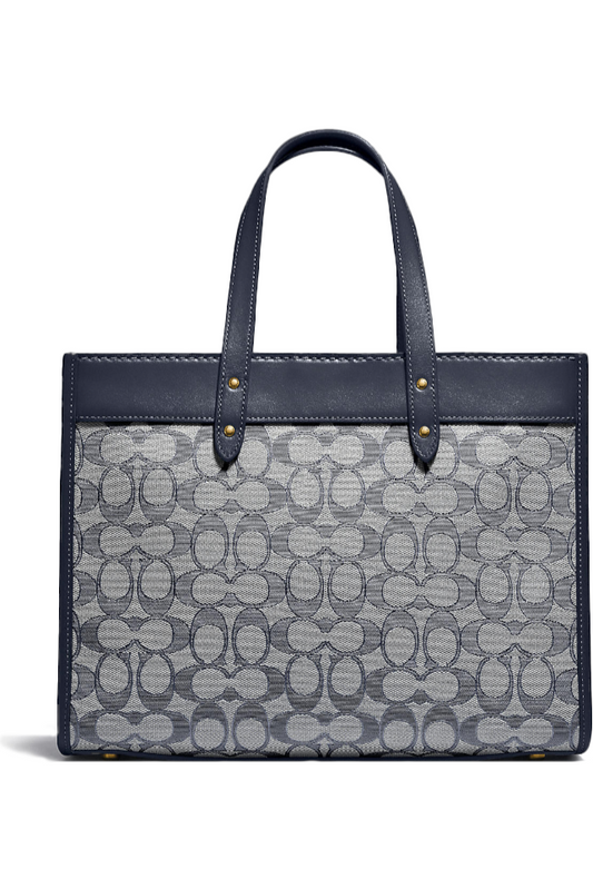 Buy Coach Signature Jacqaurd Tote 30 - Navy in Pakistan