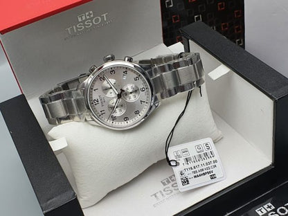 Buy Tissot Men’s Quartz Swiss Made Stainless Steel Silver Dial 45mm Watch T116.617.11.037.00 in Pakistan