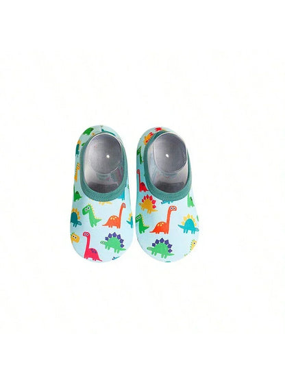 Buy 1pair Baby Girls' & Boys' Cartoon Pattern Anti-Slip Soft Sole Indoor Slipper Socks in Pakistan
