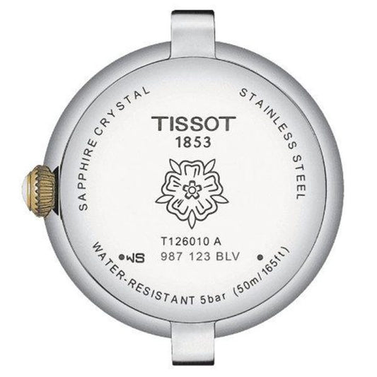Buy Tissot Women’s Quartz Swiss Made Two-tone Stainless Steel White Dial 26mm Watch T126.010.22.013.00 in Pakistan