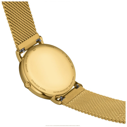 Buy Tissot Men’s Quartz Swiss-Made Gold Stainless Steel Gold Dial 40mm Watch T143.410.33.021.00 in Pakistan
