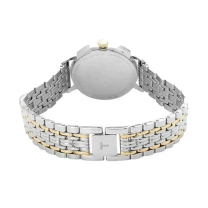 Buy Tissot Women’s Quartz Swiss Made Two-tone Stainless Steel Silver Dial 30mm Watch T109.210.22.031.00 in Pakistan