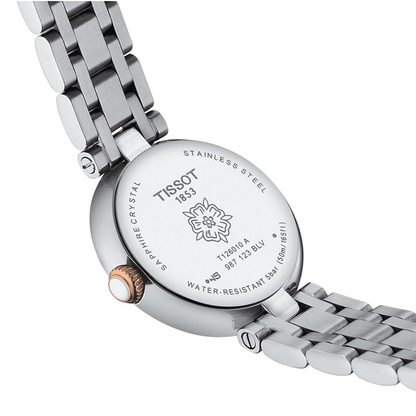 Buy Tissot Women’s Quartz Swiss Made Two-tone Stainless Steel White Dial 26mm Watch T126.010.22.013.01 in Pakistan