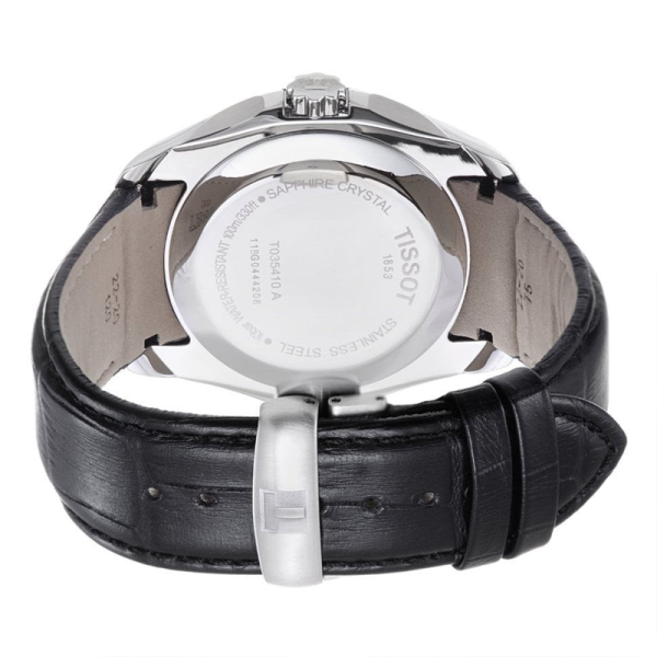Buy Tissot Men’s Swiss Made Quartz Black Leather Strap Black Dial 39mm Watch T035.410.16.051.00 in Pakistan