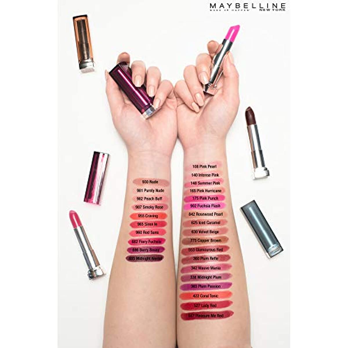 Buy Maybelline New York Color Sensational Inti Matte Nude Lipstick - Rosewood Red in Pakistan