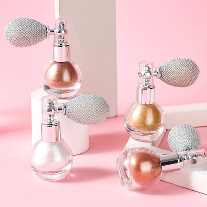 Highlighter Powder Spray. Brightening Glitter Powder Spray. Shimmer Sparkle Powder for Face Body Highlight Makeup Party Comestic