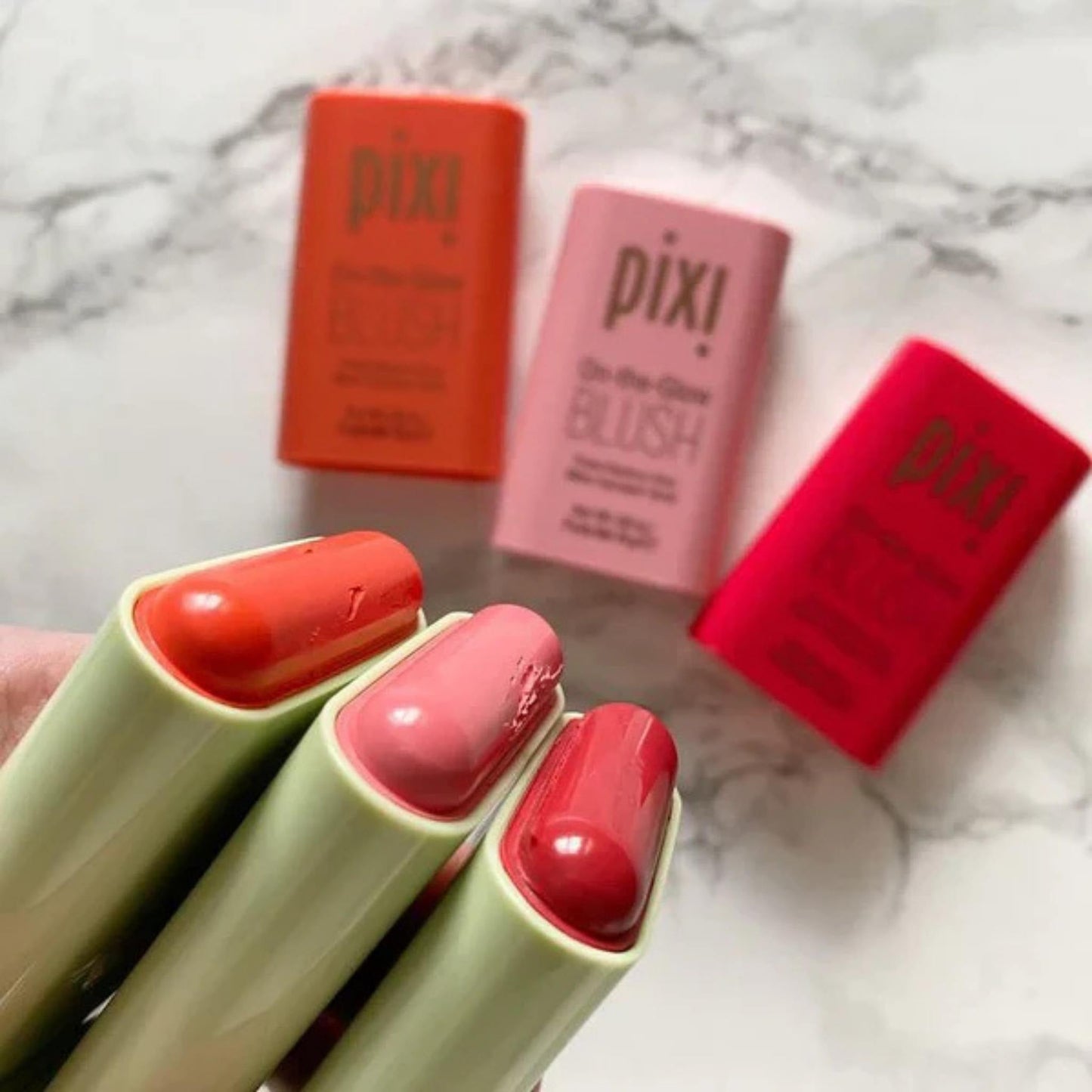 Pixi Blush Stick-Matte Blush Stick Natural Nude Makeup Multi-purpose Solid Rouge Blush Cream
