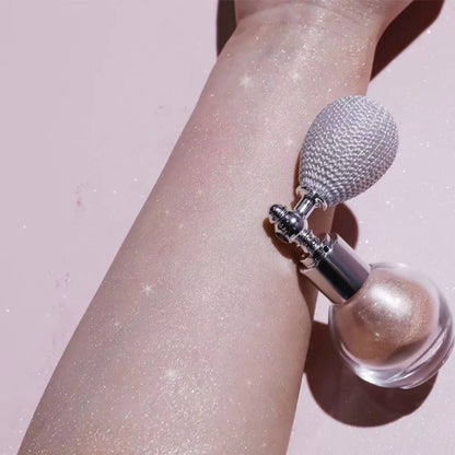Highlighter Powder Spray. Brightening Glitter Powder Spray. Shimmer Sparkle Powder for Face Body Highlight Makeup Party Comestic