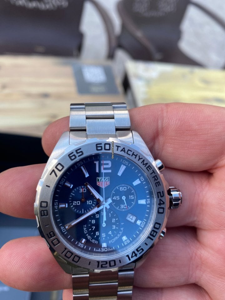 Buy Tag Heuer Formula 1 Chronograph Blue Dial Silver Steel Strap Watch for for Men - CAZ101K.BA0842 in Pakistan