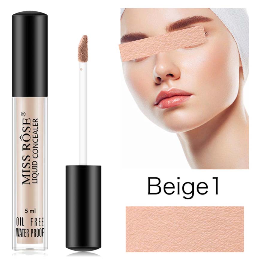 Buy Miss Rose Pack Of 2 Waterproof Moisturizing Oil Free Full Coverage Deep Whitener Liquid Foundation 30ml & Concealer in Pakistan