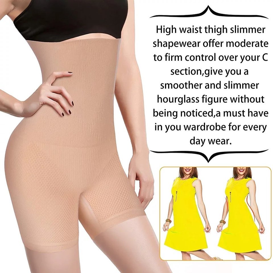 Buy Florea - Magic Seamless High Waist body shaper - Beige & Black-007 (FREE SIZE) in Pakistan