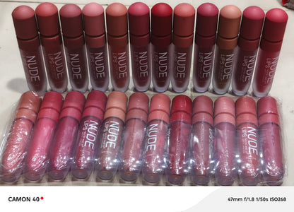 Nude Lips 12 Pieces LIpgloss Set
