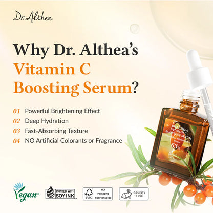 Dr. Althea Vitamin C Boosting Serum 30ml – Brightening, Pigmentation & Hydrating Serum