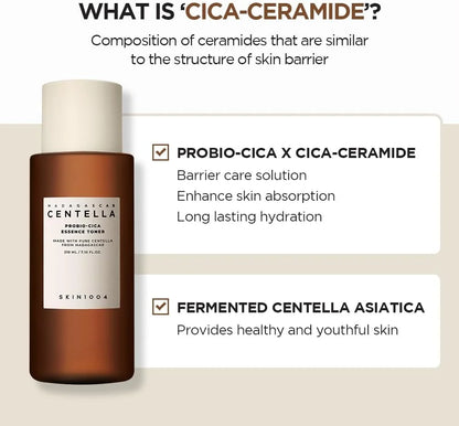 SKIN1004 Madagascar Centella Probio-CICA Essence Toner - 210ml (Made in Korea)