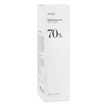 ANUA Heartleaf 70 Daily Lotion – 200ml | Hydrating & Calming Face Moisturizer with Hyaluronic Acid for Sensitive Skin