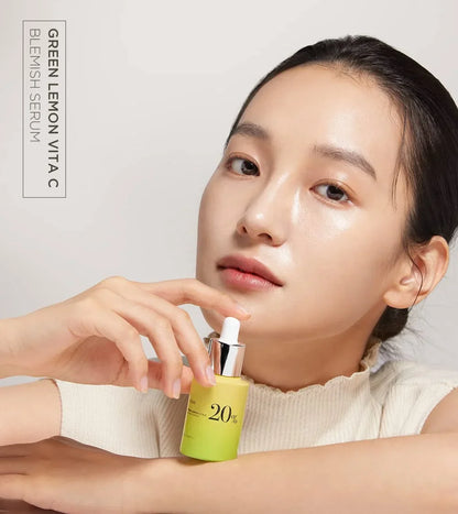 Anua Green Lemon Vita C Blemish Serum | 20% Vitamin C Brightening & Dark Spot Care